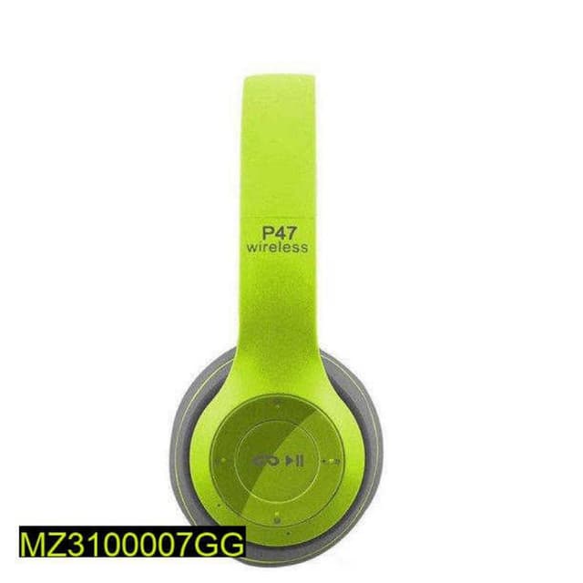 P47 Wireless Headphones (Grey Green)