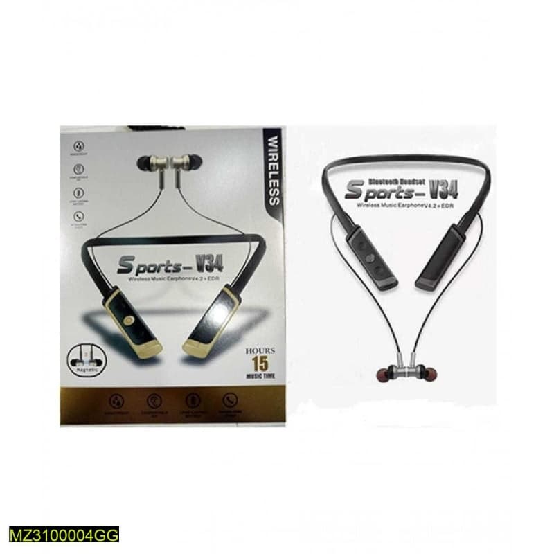 Sports-V34 Wireless Music EarphoneV4.2+EDR