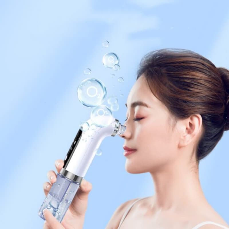 Electric Bubble Blackhead Remover Small Vacuum Suction Acne Extractor Pores