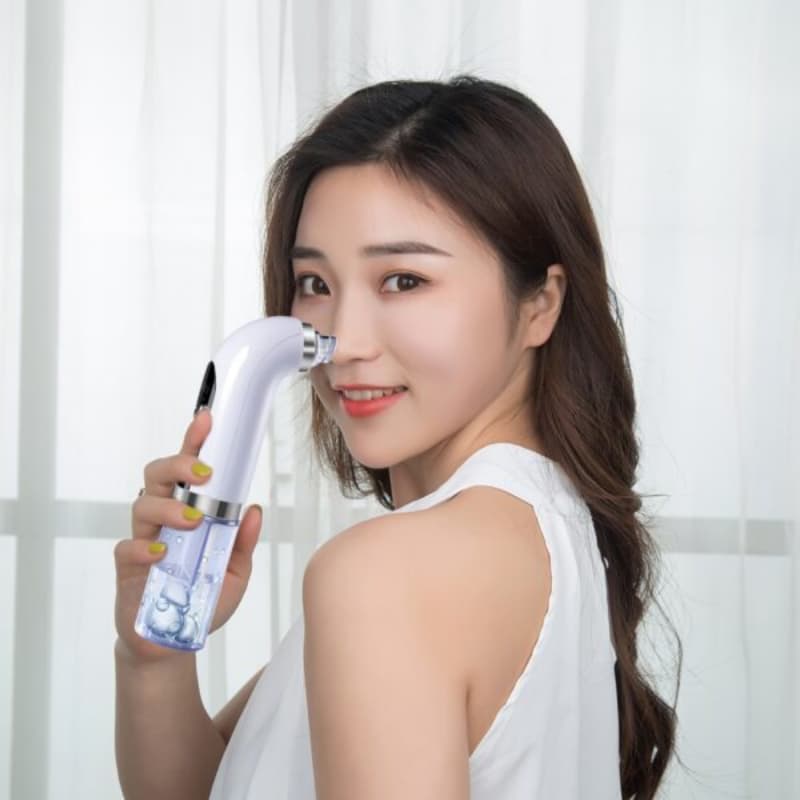 Electric Bubble Blackhead Remover Small Vacuum Suction Acne Extractor Pores
